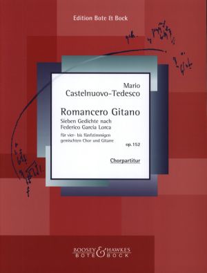 ROMANCERO GITANO OP 152 CHORAL SC SATB & GUITAR