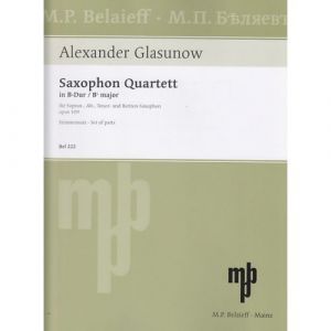 Saxophone Quartet Bb Major op. 109