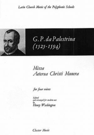 Palestrina Missa Aeterna Satb