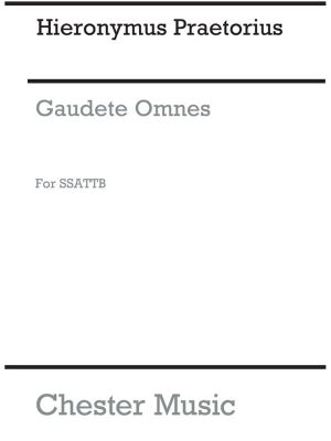 Praetorius Gaudete Omnes Ssattb(Arc)