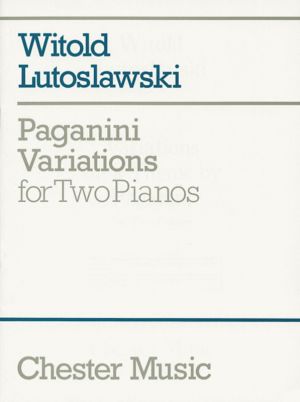 Lutoslawski Paganini Variations 2 Pianos