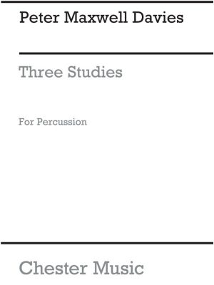 Maxwell Davies 3 Studies Percussion