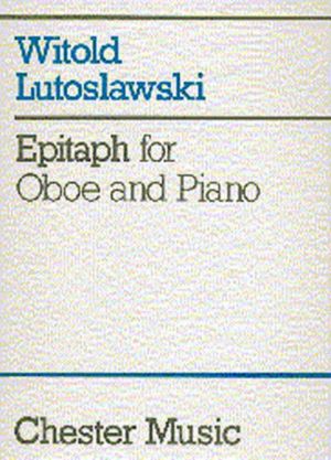 Lutoslawski Epitaph Oboe & Piano