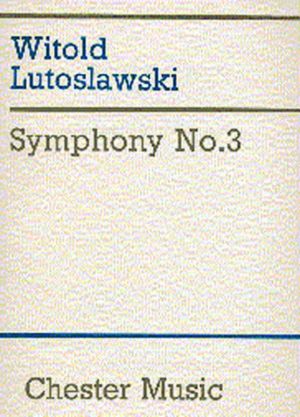 Lutoslawski Symphony No.3 Score