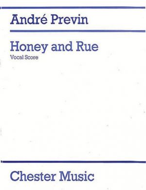 Previn Honey & Rue Vocal Score