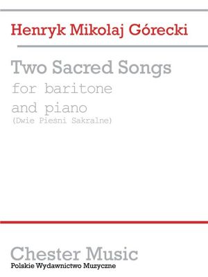 Gorecki 2 Sacred Songs Op.30B Bar/Pno