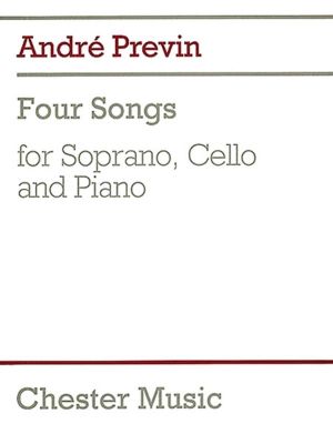 Previn 4 Songs Soprano/Cello/Piano