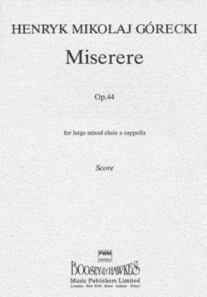 Miserere Op.44 Vocal Score
