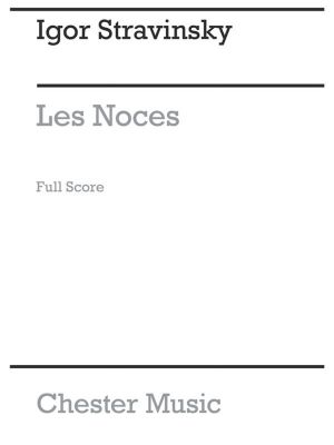 Stravinsky Les Noces Full Sc(1917)(Arc)