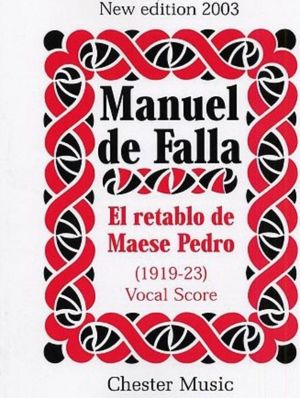 Falla El Retablo De Mases Pedro Vocal Score