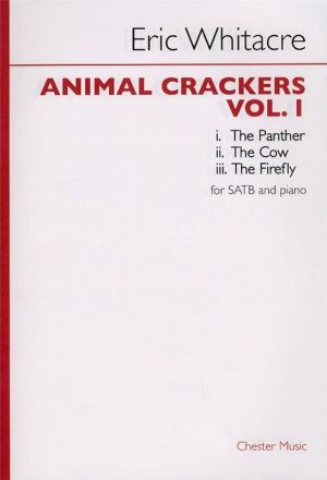 Eric Whitacre Animal Crackers Vol. 1 Satb