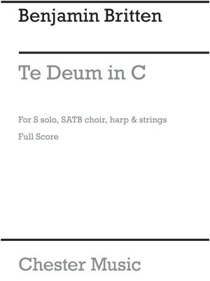 Te Deum In C Score