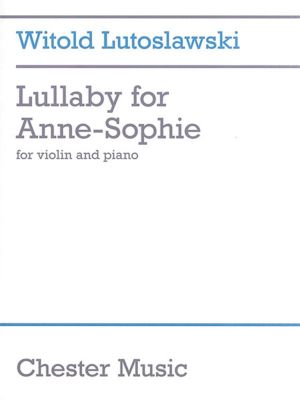 Lullaby for Anne-Sophie Vln/Pno