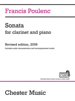 Sonata for Clarinet And Piano Audio Ed