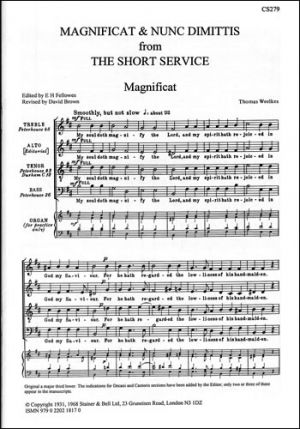 Magnificat And Nunc Dimittis SATB