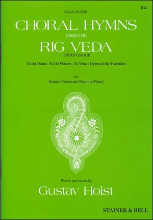 Choral Hymns From Rig Veda Third Group SSAA, Harpsichord