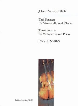 3 Sonatas for Viola da Gamba and Piano BWV 1027-1029