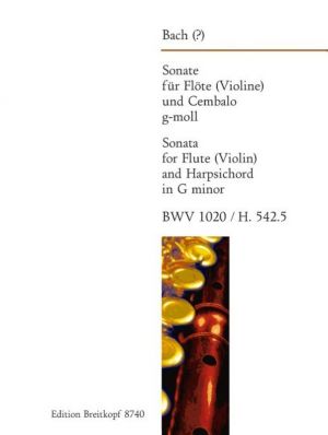 Sonata in G minor BWV 1020