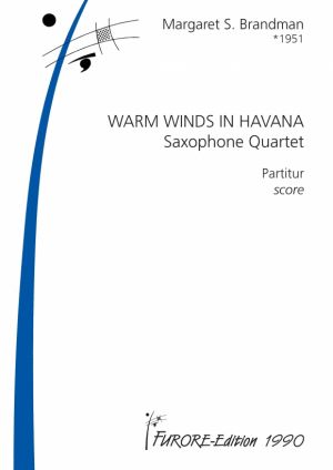 Warm Winds in Havana Saxophone Quartet Score
