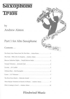 Saxophone Trios Alto Saxophone Part 1