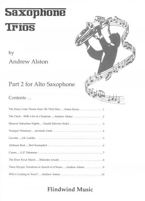 Saxophone Trios Alto Saxophone Part 2