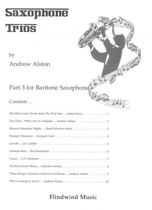 Saxophone Trios Baritone Saxophone Part 3