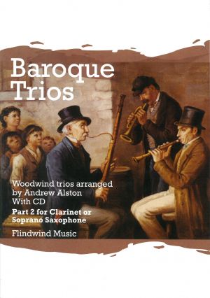 Baroque Woodwind Trios Clarinet or Soprano Saxophone Part 2