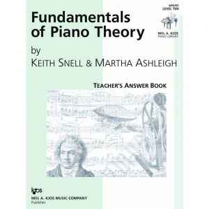 Fundamentals of Piano Theory, Level 10-Answer Book