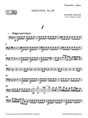 Symphony No83 In G Vc/bass
