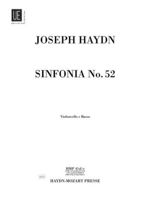 Symphony No 52 In C Minvc/db