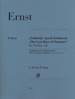 Erlkonig (after Schubert) and The Last Rose of Summer for Violin solo