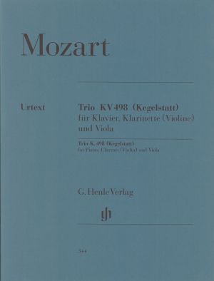Trio KV 498 for Piano, Clarinet (Violin) and Viola