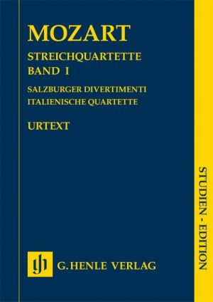 String Quartets Volume 1 (Salzburg Divertimenti, Italian Quartets) Study Score