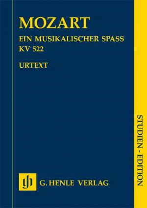 A Musical Joke K. 522 for 2 Violins, Viola, Basso, 2 Horns in F Study Score