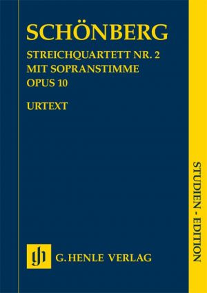 String Quartet No 2 Op 10 with Soprano Part Study Score