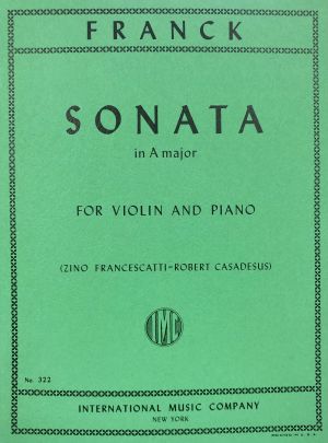 Sonata A major Violin, Piano