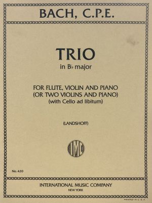 Trio Bb major Flute, Violin, Piano