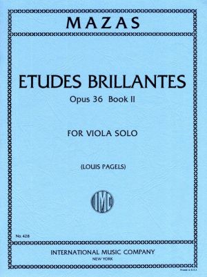 Etudes Brillantes Op 36 Bk 2 Viola