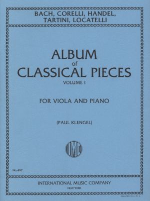 Album of 24 Classical Pieces Vol 1 Viola, Piano