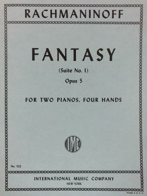 Fantasy Suite No 1 Op 5 2 Pianos 4 Hands