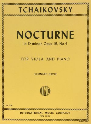 Nocturne D minor Op 19 No 4 Viola, Piano