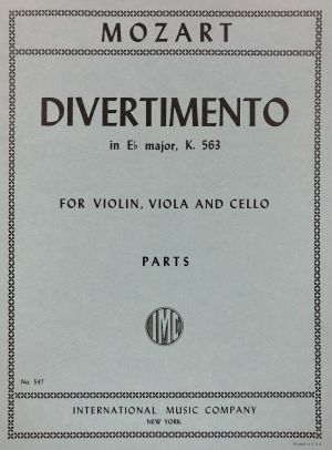 Divertimento Eb major K 563 Violin, Viola, Cello
