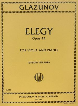 Elegy Op 44 Viola, Piano