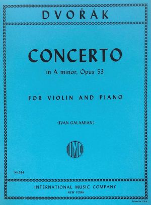 Concerto A minor Op 53 Violin, Piano