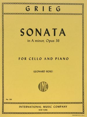 Sonata A Minor Op 36 Cello, Piano