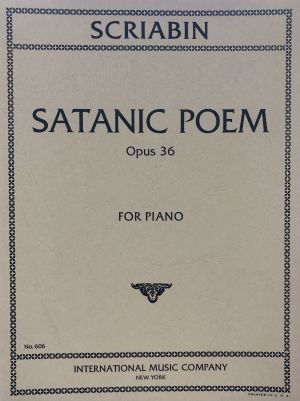Satanic Poem Op 36 Piano