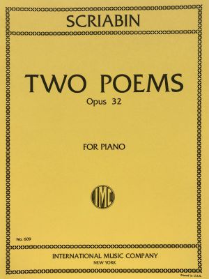 Two Poems Op 32 Piano
