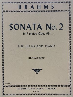 Sonata F major Op 99 Cello, Piano