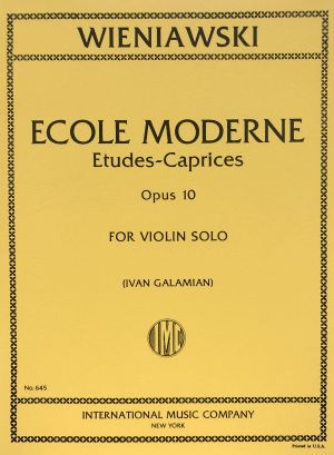 Ecole Moderne Etudes-Caprices Op 10 Violin