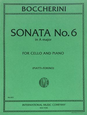 Sonata No 6 A major Cello, Piano